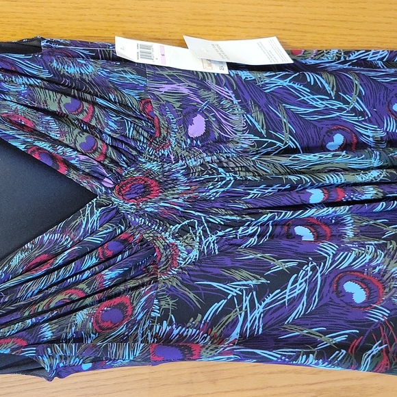 NWT MUSE Purple Artistic Dress - Picture 4 of 9